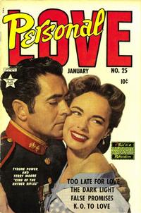 Cover Thumbnail for Personal Love (Eastern Color, 1950 series) #25