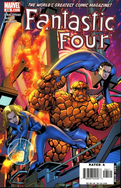 Cover for Fantastic Four (Marvel, 1998 series) #535 [Direct Edition]
