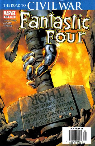 Cover for Fantastic Four (Marvel, 1998 series) #536 [Newsstand]