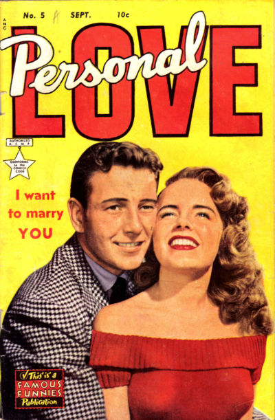 Cover for Personal Love (Eastern Color, 1950 series) #5