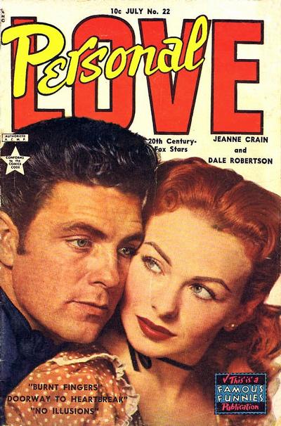 Cover for Personal Love (Eastern Color, 1950 series) #22