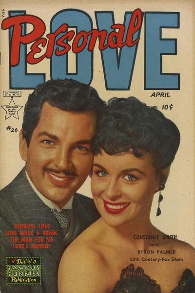 Cover for Personal Love (Eastern Color, 1950 series) #26