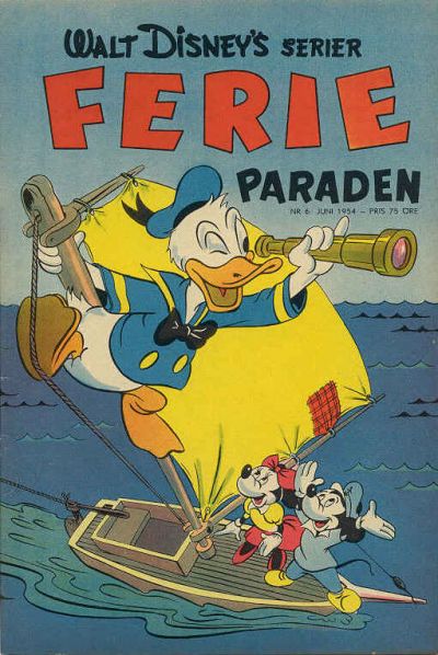 Cover for Walt Disney's serier (Richters Förlag AB, 1950 series) #6/1954
