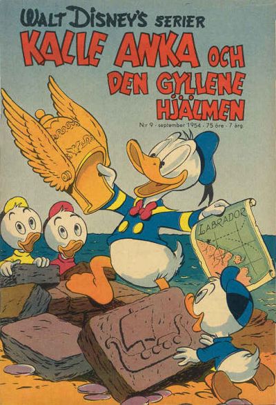 Cover for Walt Disney's serier (Richters Förlag AB, 1950 series) #9/1954