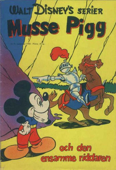 Cover for Walt Disney's serier (Richters Förlag AB, 1950 series) #9/1955
