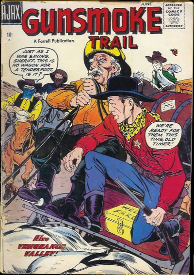 Cover for Gunsmoke Trail (Farrell, 1957 series) #1