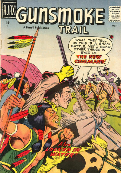 Cover for Gunsmoke Trail (Farrell, 1957 series) #3