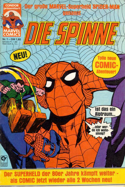 Cover for Die Spinne (Condor, 1980 series) #1