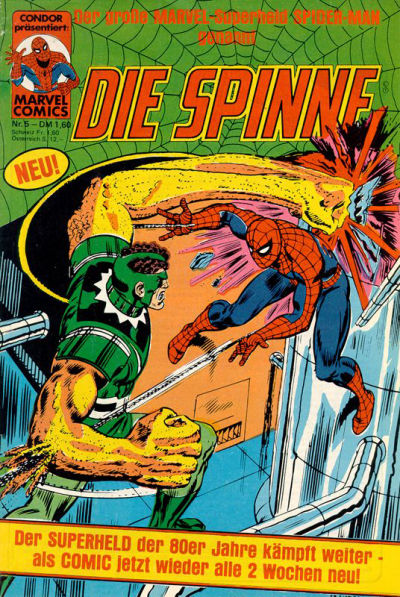 Cover for Die Spinne (Condor, 1980 series) #5
