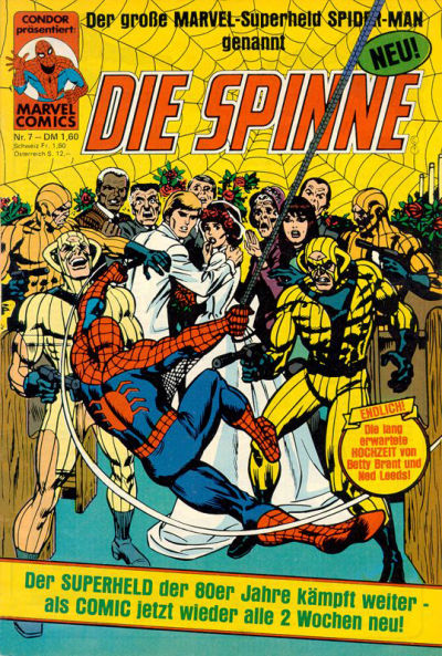 Cover for Die Spinne (Condor, 1980 series) #7
