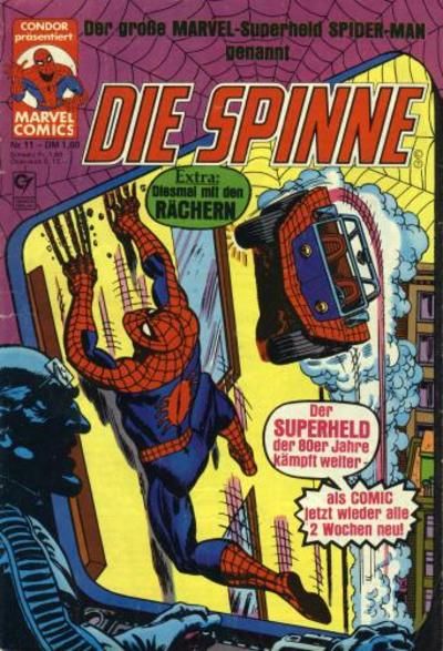Cover for Die Spinne (Condor, 1980 series) #11