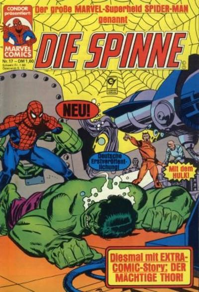 Cover for Die Spinne (Condor, 1980 series) #17