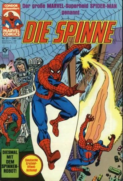 Cover for Die Spinne (Condor, 1980 series) #21