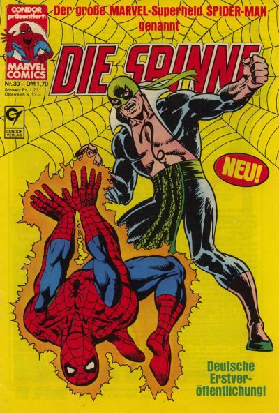 Cover for Die Spinne (Condor, 1980 series) #30