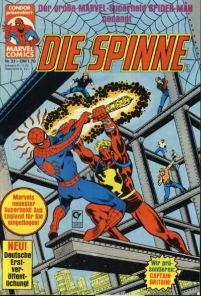 Cover for Die Spinne (Condor, 1980 series) #31