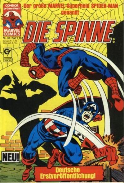Cover for Die Spinne (Condor, 1980 series) #36