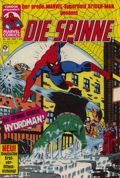 Cover for Die Spinne (Condor, 1980 series) #56