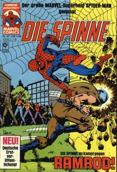 Cover for Die Spinne (Condor, 1980 series) #67