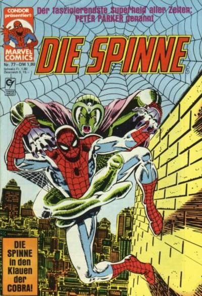 Cover for Die Spinne (Condor, 1980 series) #77
