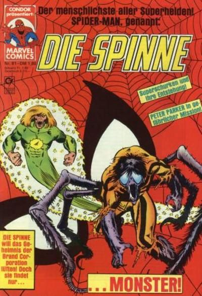 Cover for Die Spinne (Condor, 1980 series) #81