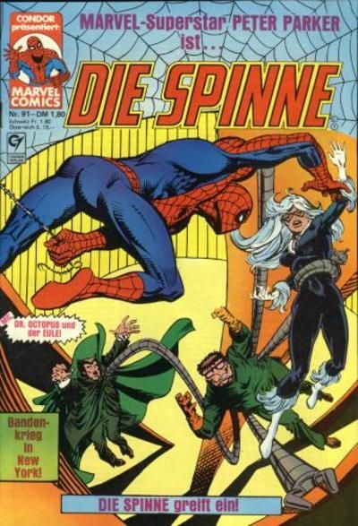 Cover for Die Spinne (Condor, 1980 series) #91