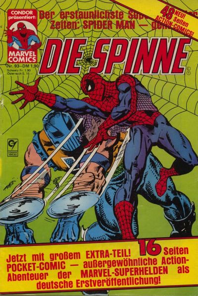 Cover for Die Spinne (Condor, 1980 series) #93