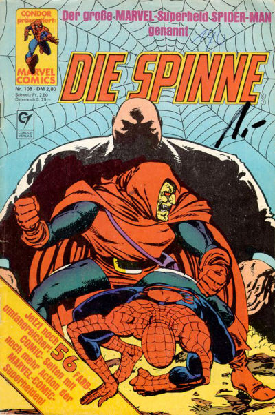 Cover for Die Spinne (Condor, 1980 series) #108