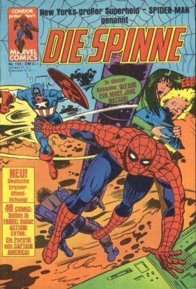 Cover for Die Spinne (Condor, 1980 series) #133