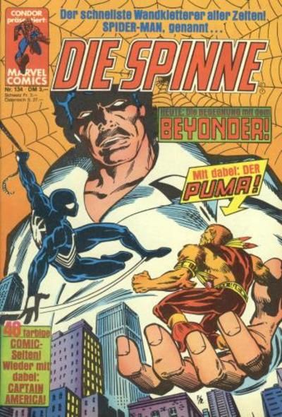 Cover for Die Spinne (Condor, 1980 series) #134