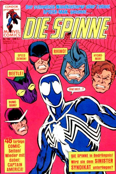 Cover for Die Spinne (Condor, 1980 series) #142