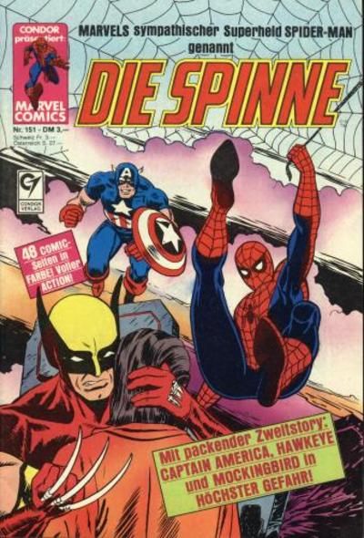 Cover for Die Spinne (Condor, 1980 series) #151