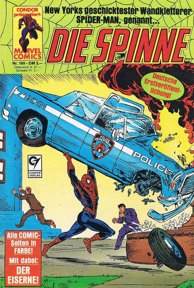 Cover for Die Spinne (Condor, 1980 series) #169
