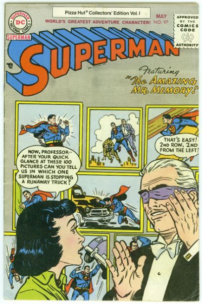 Cover for Superman #97 [Pizza Hut Collectors' Edition Vol. 1] (DC, 1977 series) 