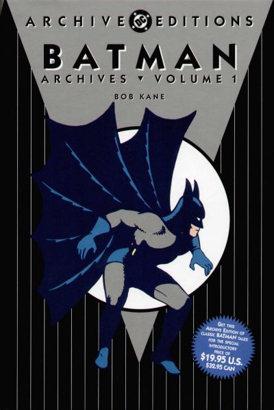 Cover for Batman Archives (DC, 1990 series) #1 [Special Introductory Price]