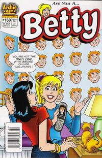 Cover for Betty (Archie, 1992 series) #160 [Newsstand]