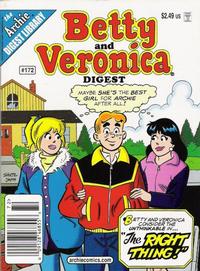 Cover Thumbnail for Betty and Veronica Comics Digest Magazine (Archie, 1983 series) #172