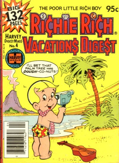 Cover for Richie Rich Vacations Digest (Harvey, 1977 series) #4