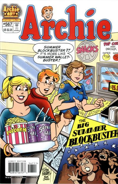 Cover for Archie (Archie, 1959 series) #567 [Direct Edition]