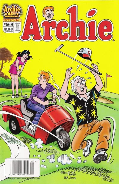 Cover for Archie (Archie, 1959 series) #569 [Newsstand]