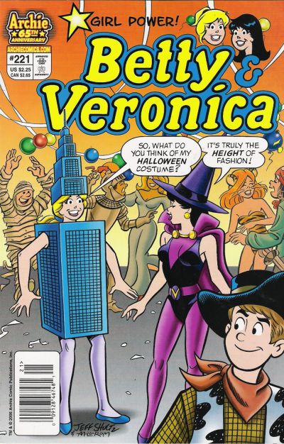 Cover for Betty and Veronica (Archie, 1987 series) #221 [Newsstand]