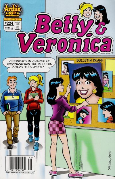 Cover for Betty and Veronica (Archie, 1987 series) #224 [Newsstand]