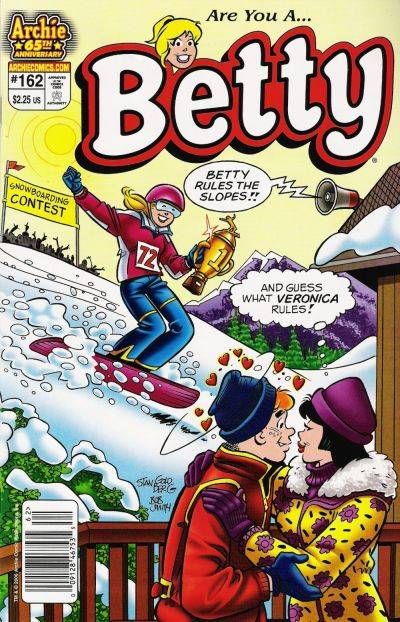 Cover for Betty (Archie, 1992 series) #162 [Newsstand]