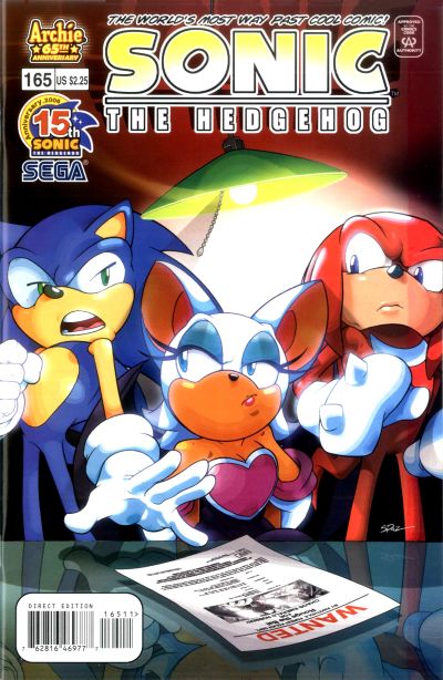 Cover for Sonic the Hedgehog (Archie, 1993 series) #165