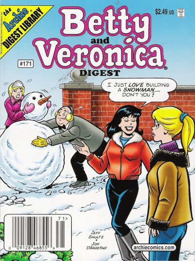 Cover for Betty and Veronica Comics Digest Magazine (Archie, 1983 series) #171
