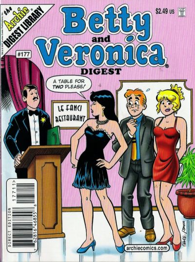 Cover for Betty and Veronica Comics Digest Magazine (Archie, 1983 series) #177 [Direct]