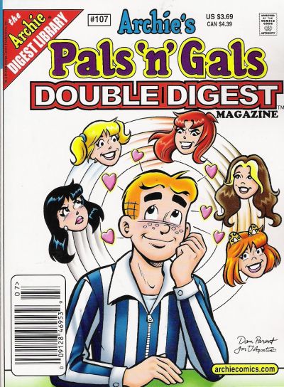 Cover for Archie's Pals 'n' Gals Double Digest Magazine (Archie, 1992 series) #107