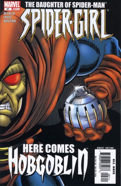 Cover for Spider-Girl (Marvel, 1998 series) #97