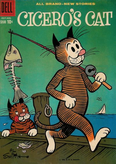 Cover for Cicero's Cat (Dell, 1959 series) #1
