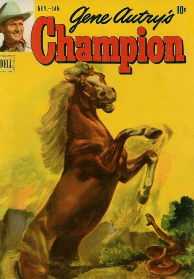 Cover for Gene Autry's Champion (Dell, 1951 series) #4