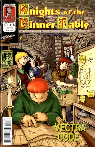 Cover for Knights of the Dinner Table (Kenzer and Company, 1997 series) #118